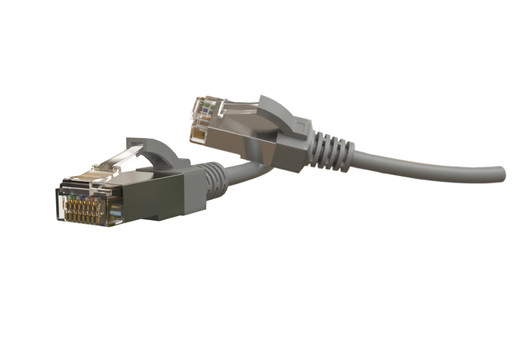 Hyperline PC-LPT-SFTP-RJ45-RJ45-C6-1M-LSZH-GY Патч-корд S/FTP, экранированный, категория 6 (100% Fluke Component Tested), 28AWG, LSZH, 1 м, серый