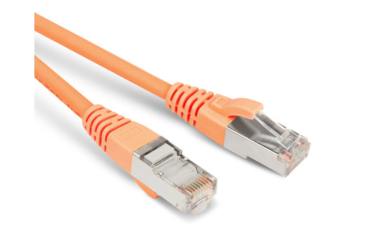 Hyperline PC-LPM-STP-RJ45-RJ45-C6-10M-LSZH-OR Патч-корд U/FTP, экранированный, Cat.6 (100% Fluke Component Tested), LSZH, 10 м, оранжевый